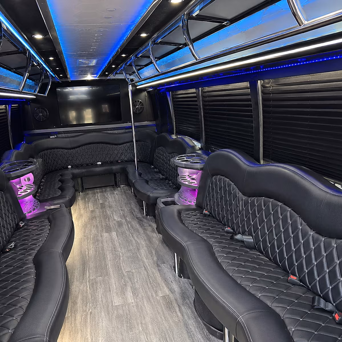 plainfield party bus rental interior